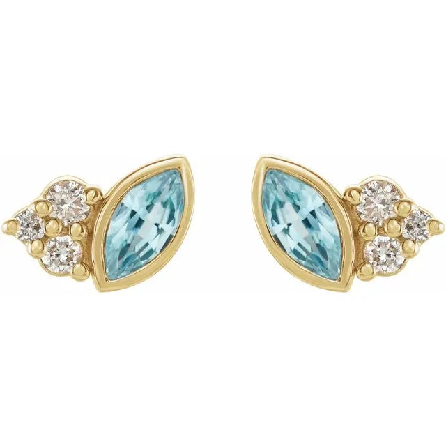 Askew Birthstone Studs