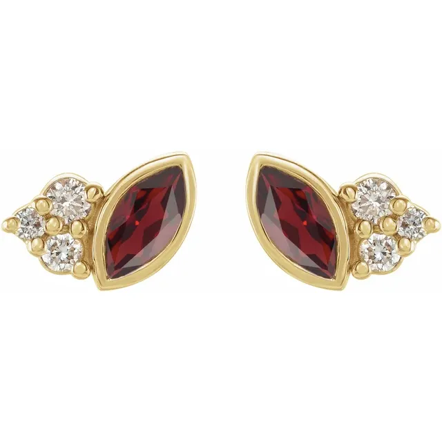 Askew Birthstone Studs