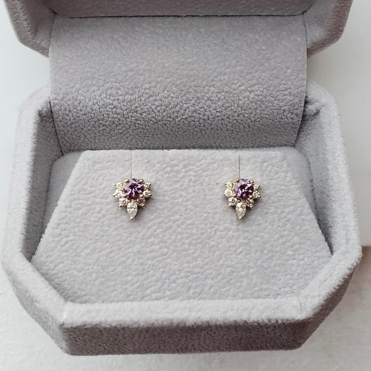 Cascade Birthstone Studs