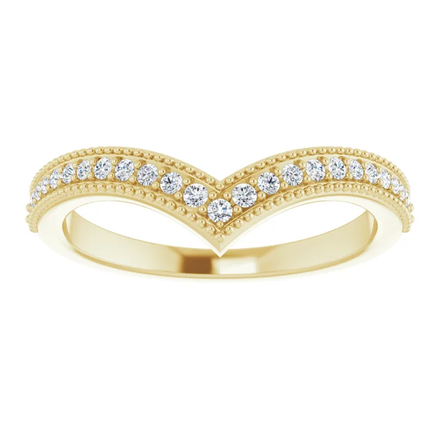 Diadem Pointed Stacking Ring