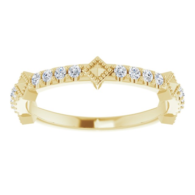 Royal Halo Stacking Ring