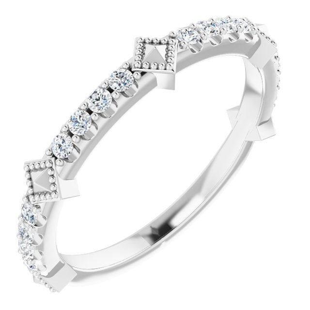 Royal Halo Stacking Ring