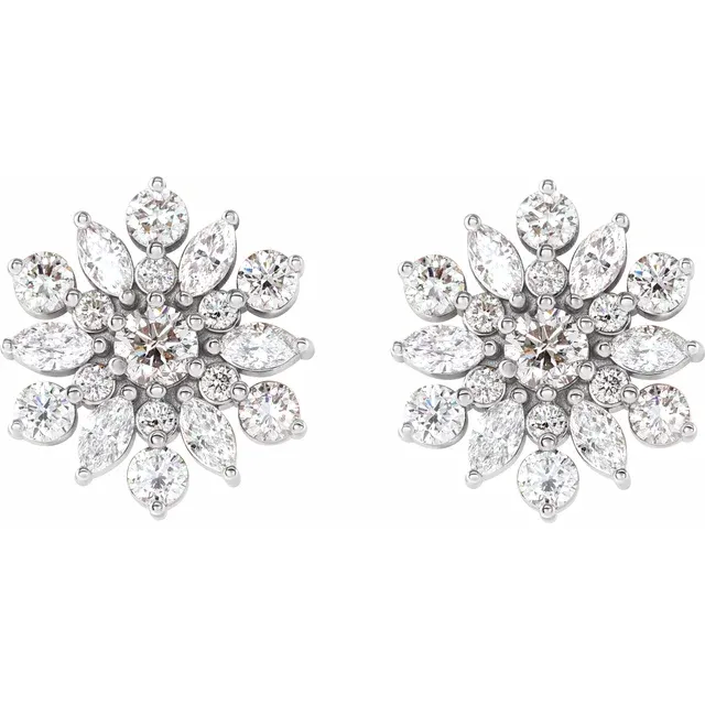 Snowstorm Diamond Earrings